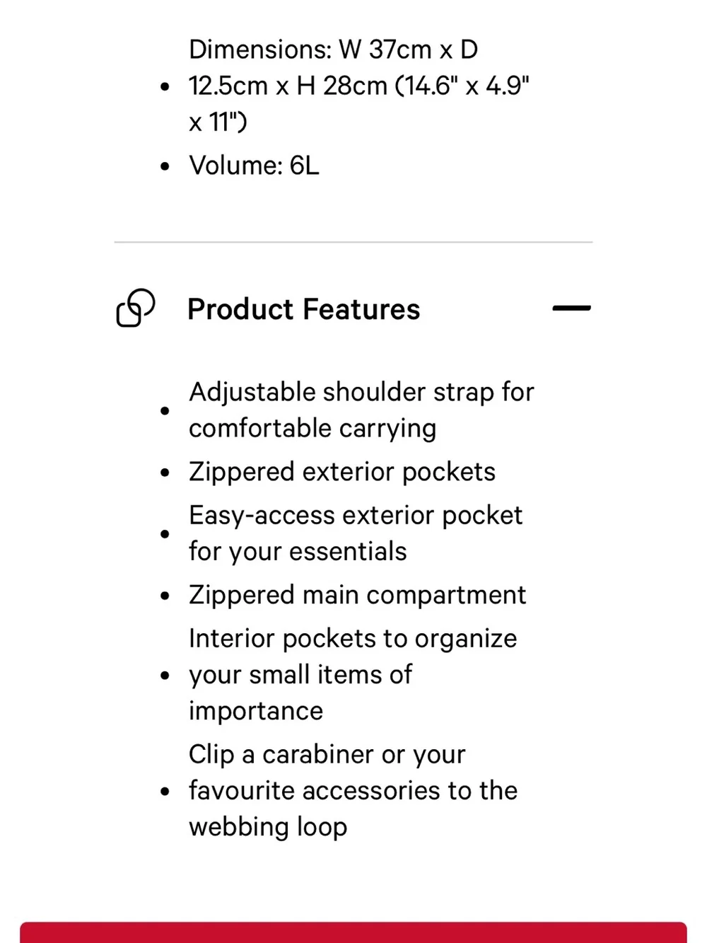 lululemon athletica Slouchy Sling Bag 6L